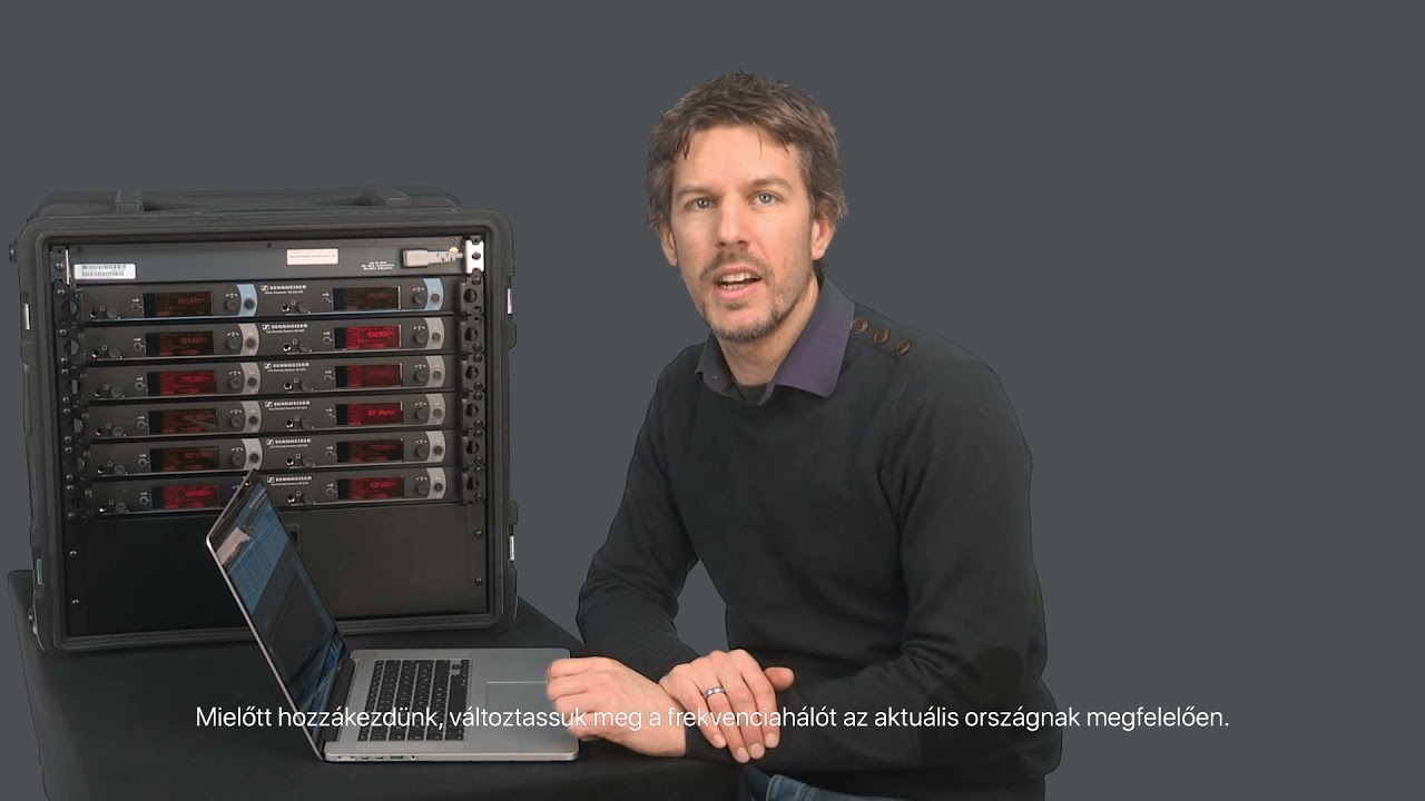 A Sennheiser Wireless Systems Manager - pro setup