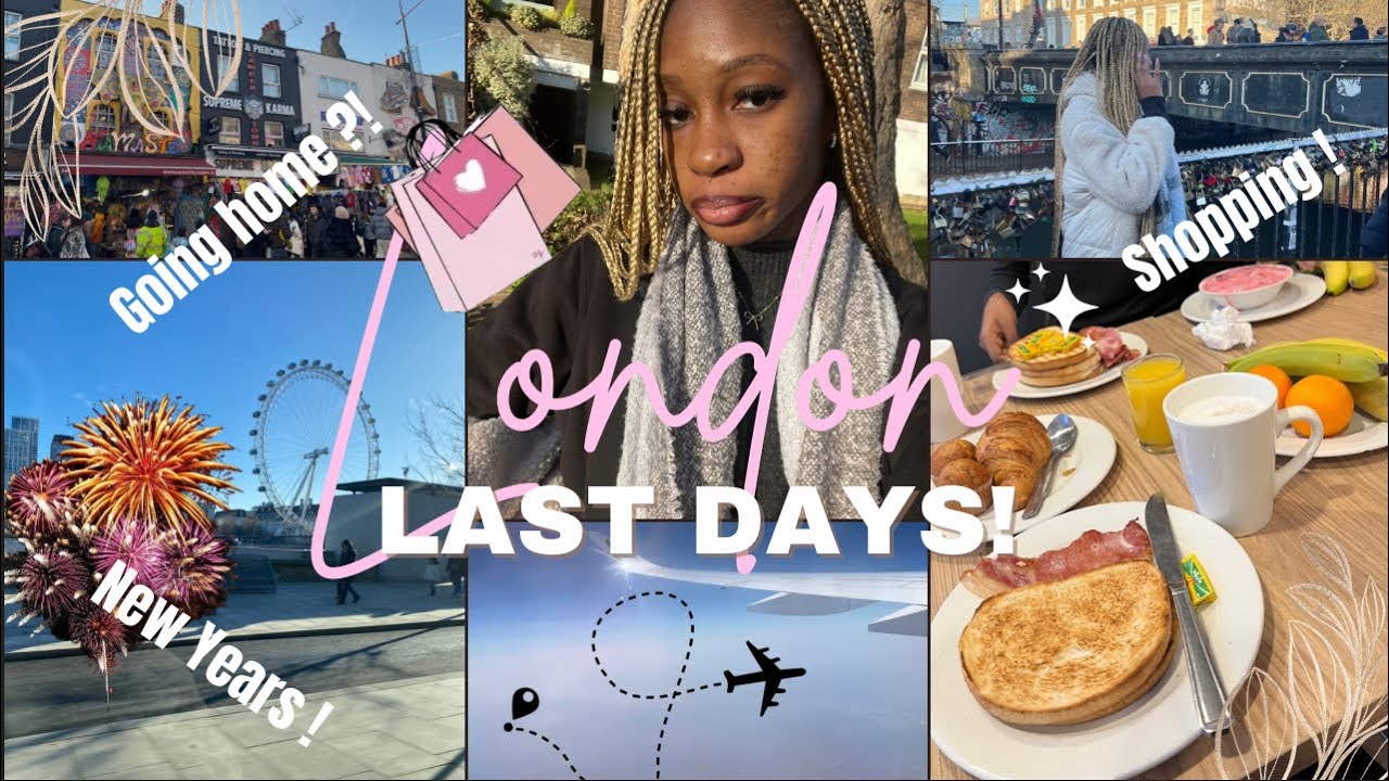 UK VLOGS PT.3 : New Years, Final Shopping, Last Day In London?!