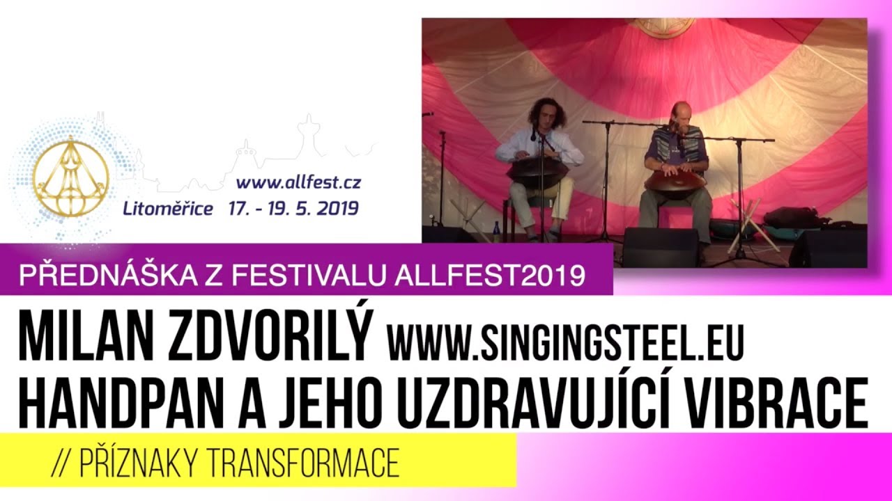Milan Zdvorilý: Handpan a jeho léčebné vibrace ~ workshop a koncert