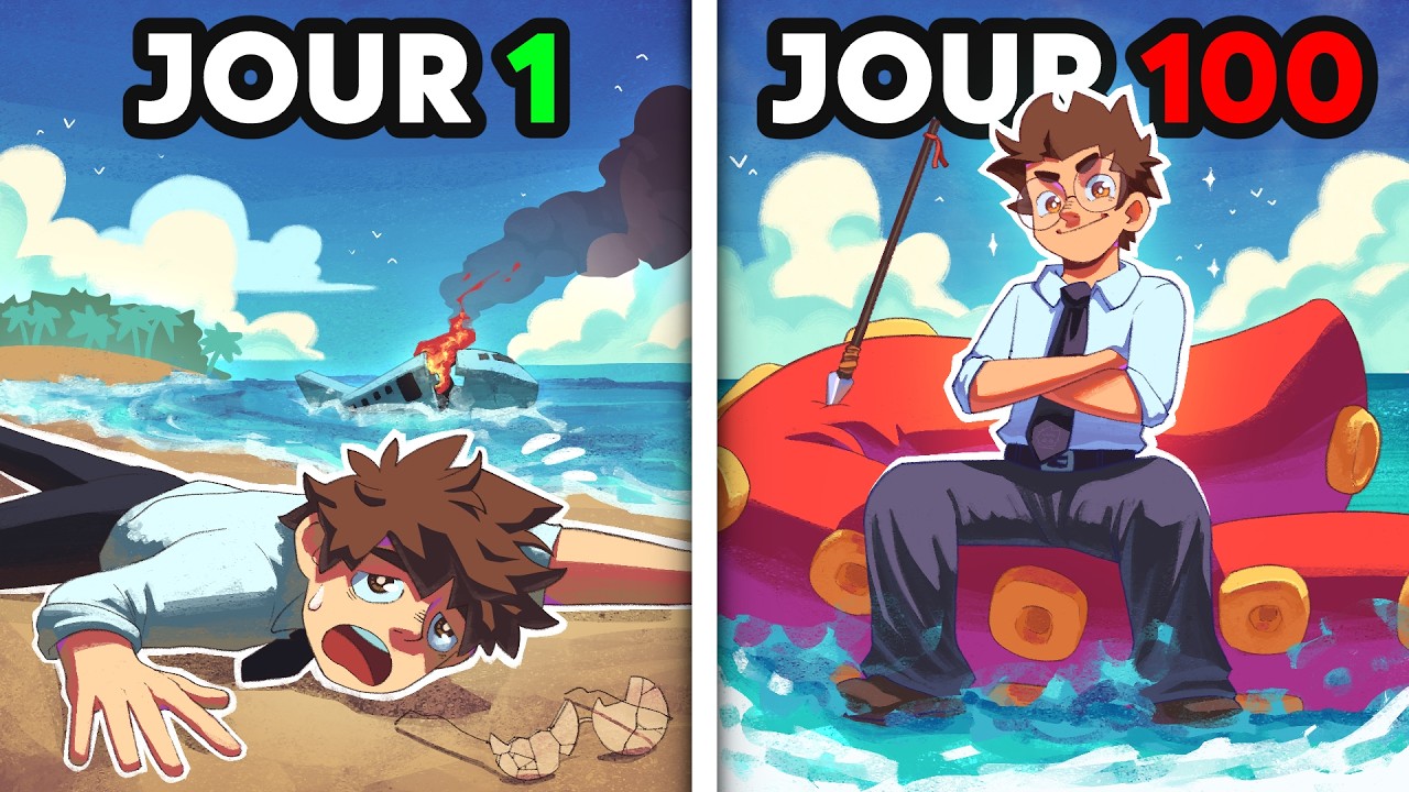 J'ai survécu (presque) 100 JOURS sur STRANDED DEEP