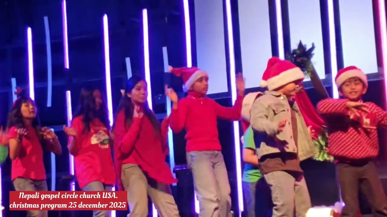 Nepali gospel circle church USA. christmas program 2025 