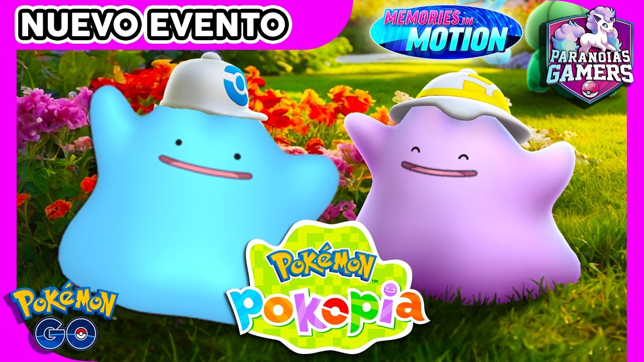 🚨POKOPIA LLEGA A POKÉMON GO: CONSIGUE A DITTO EXCLUSIVO CON FONDO Y GORRA EN ESTE EVENTO