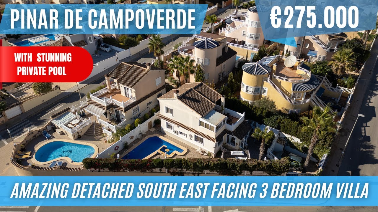 Fantastic 3 bedroom detached villa - Pinar de Campoverde - €275.000