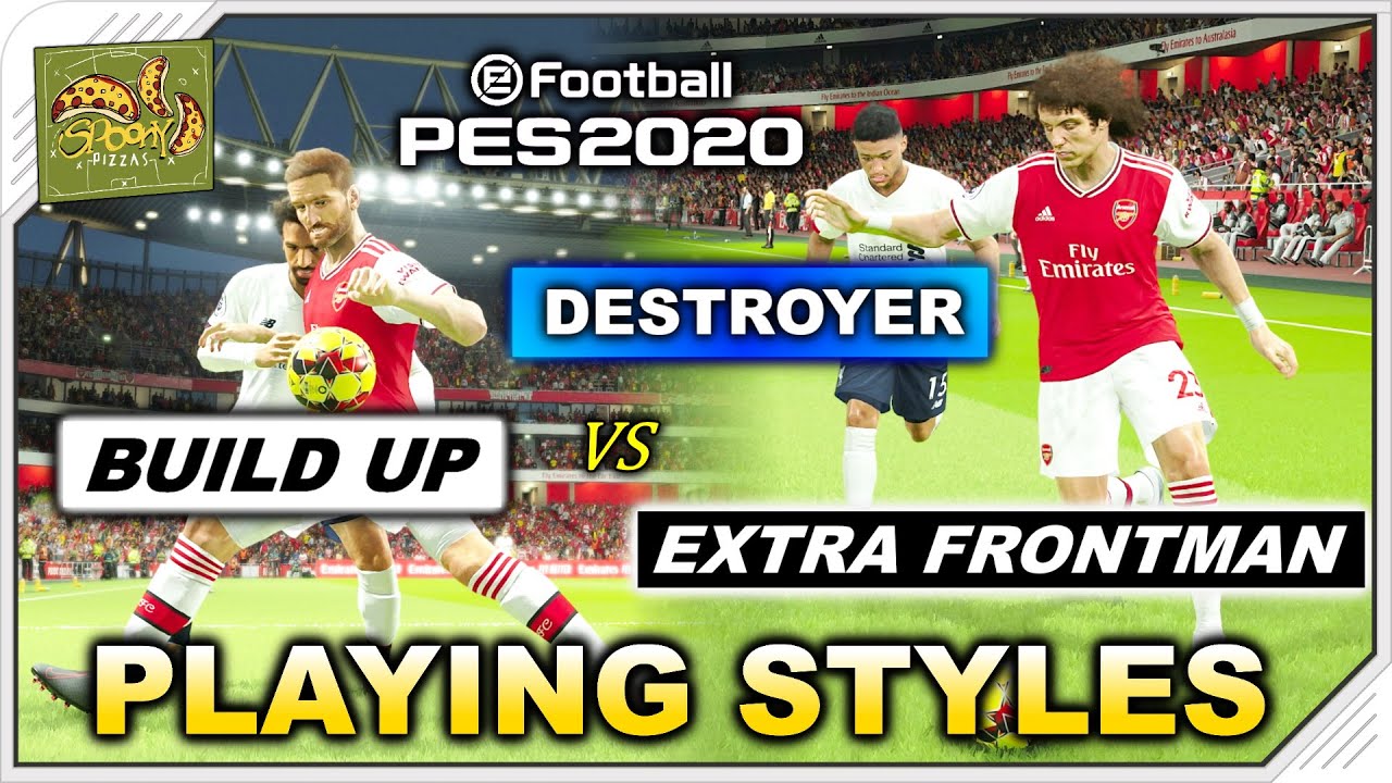 PES 2020 | PLAYING STYLES [CB] - Build Up vs Extra Frontman vs The Destroyer