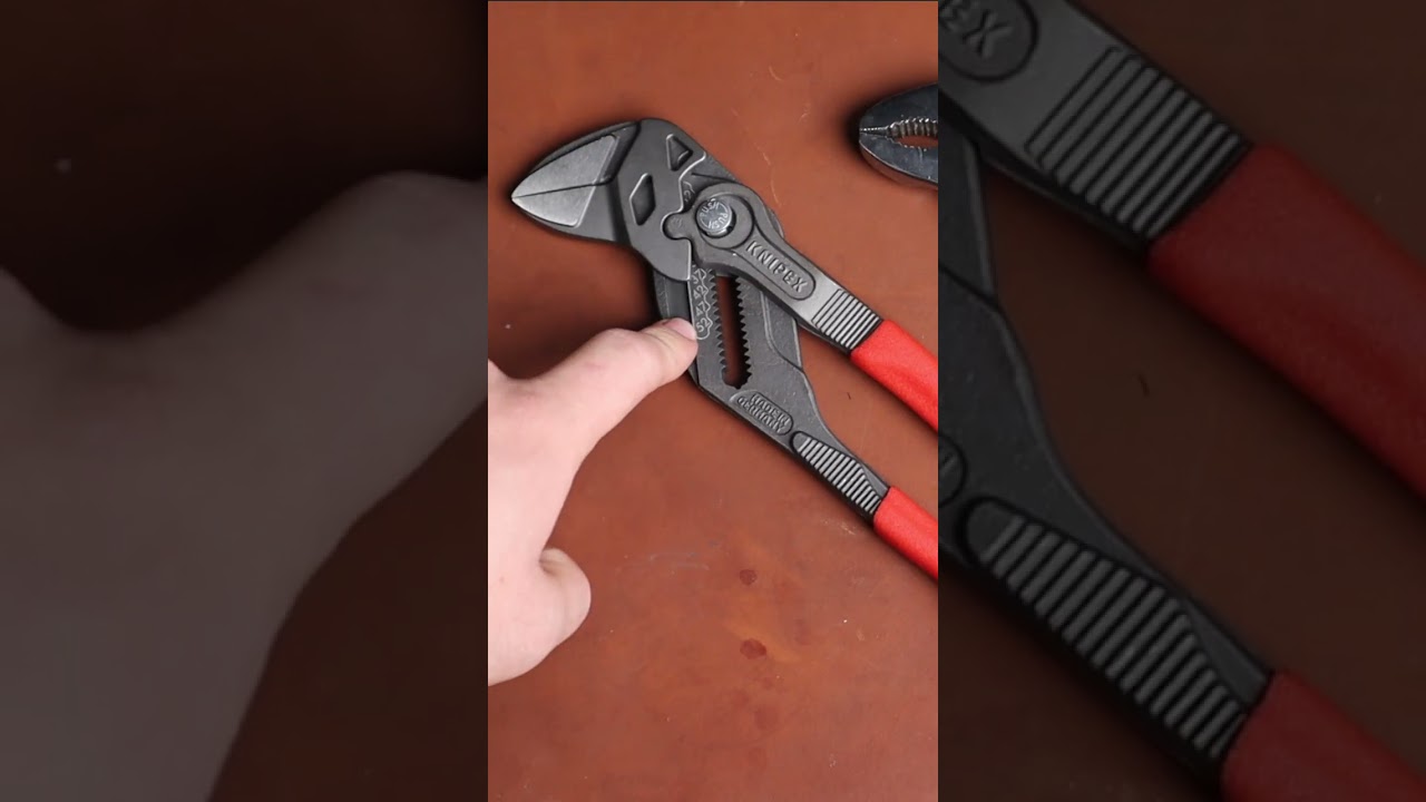 These pliers hold some secrets, Knipex pliers wrench  #tools #knipex