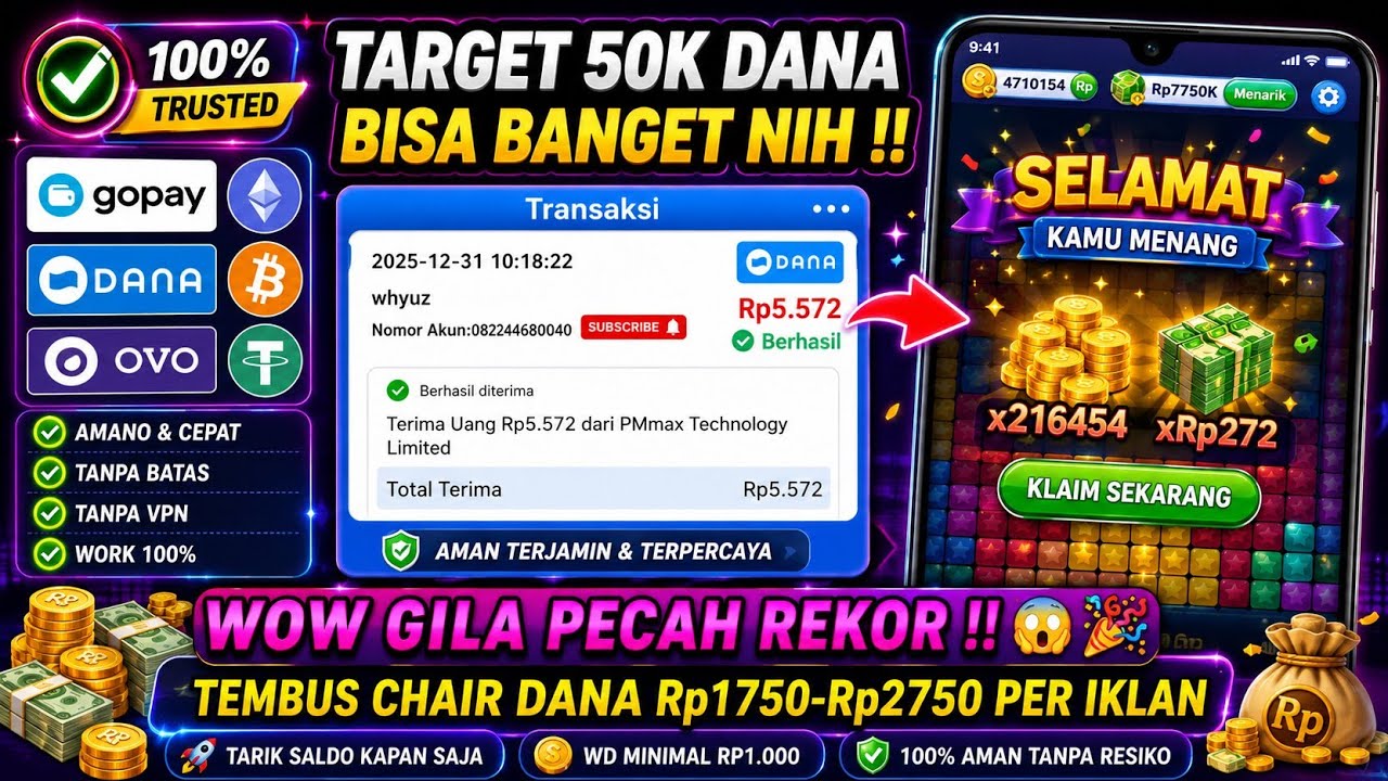 TEMBUS 200K KOIN PER IKLAN !! CARA NUYUL APLIKASI STAR VANISHER PENGHASIL UANG DANA OVO TERBARU 2026
