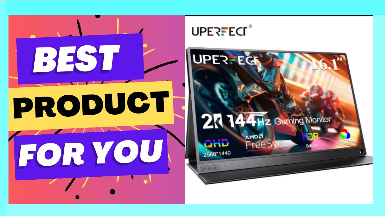 UPERFECT UGame J5 2K 144Hz Gaming Monitor 16.1