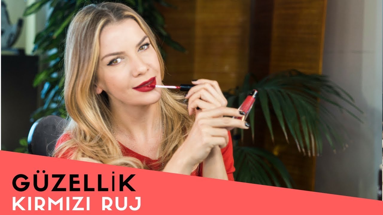 Kırmızı Ruj Makyajı Nasıl Yapılır | Ivana Sert