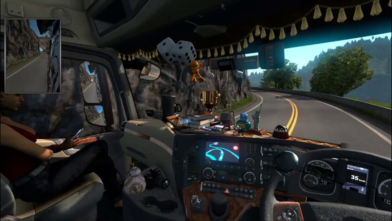 ETS2|| V 1.36|| Game-play Eco-driving|| 100 km/h Norway to Sweden