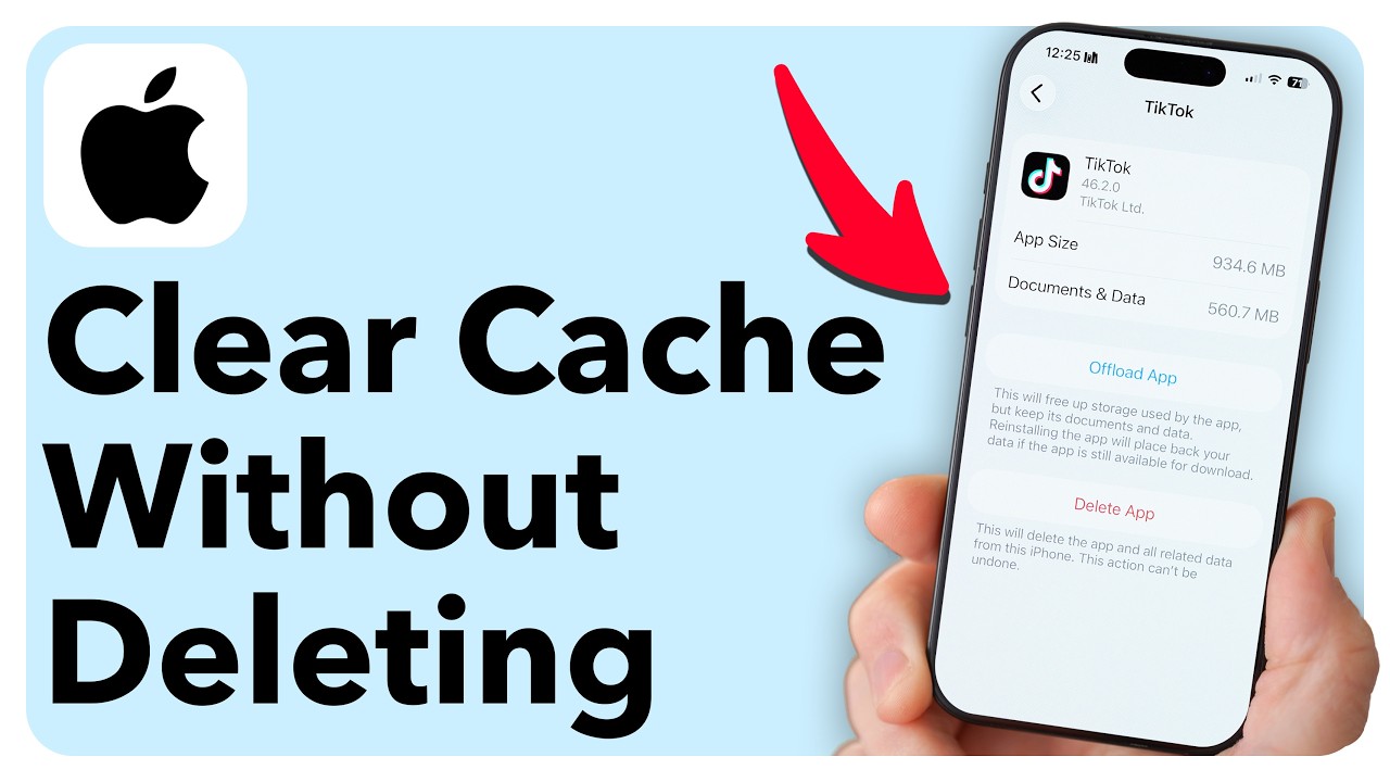 Как очистить кэш приложений на iPhone (без удаления)