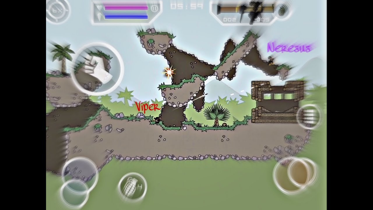 Mini Militia: Viper vs Neresus (1v1)