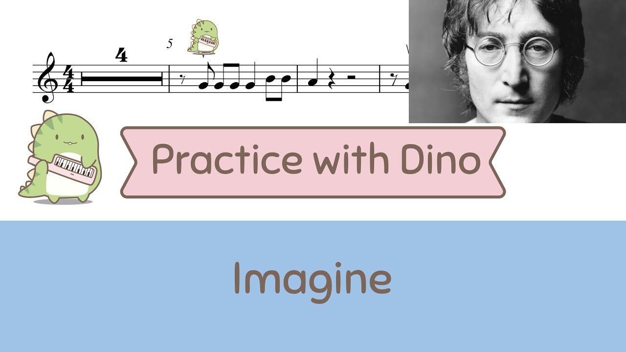 Imagine by John Lennon (Violin Tutorial | Play along | Playing partner)