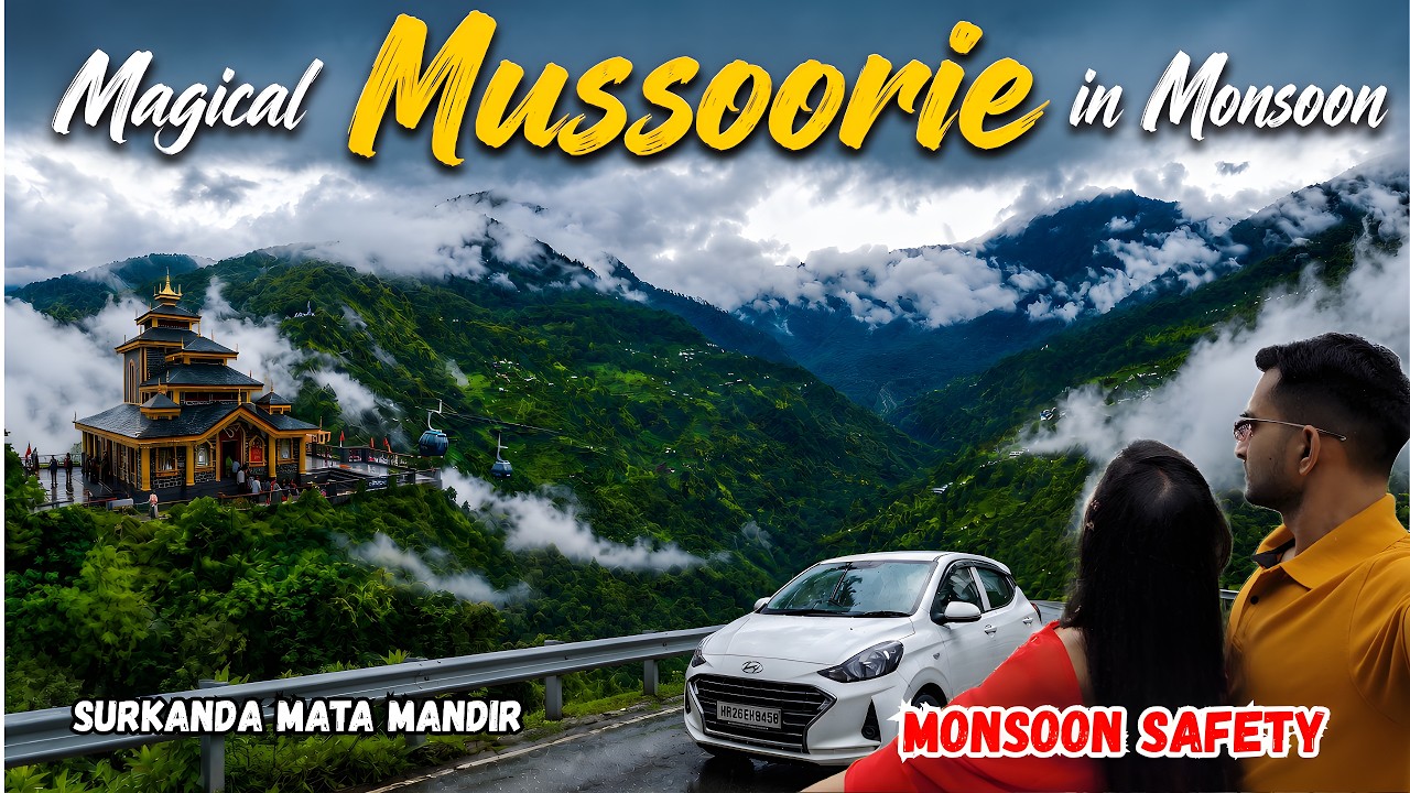 Mussoorie Monsoon Trip ⚠️ Is It Safe? Surkanda Devi | Ropeway, Stay & Weather Guide | Mussoorie#vlog