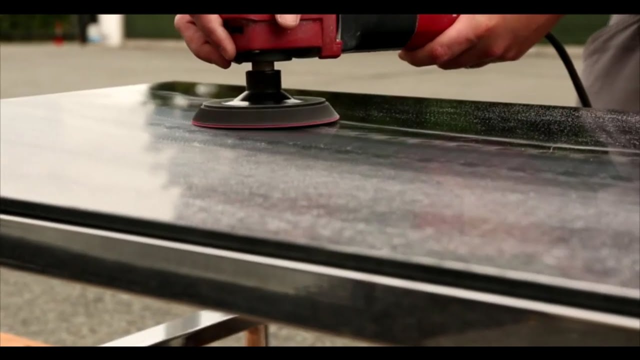 How to remove chipped edge and heavy scratches from coffee table