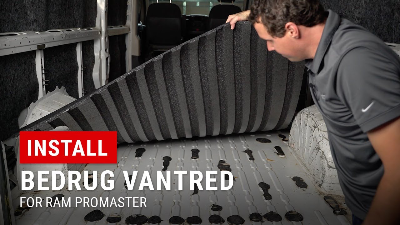 Installing BedRug VanTred in RAM ProMaster