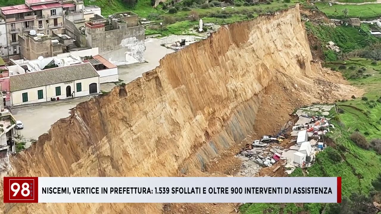 NISCEMI, VERTICE IN PREFETTURA 1 539 SFOLLATI E OLTRE 900 INTERVENTI DI ASSISTENZA