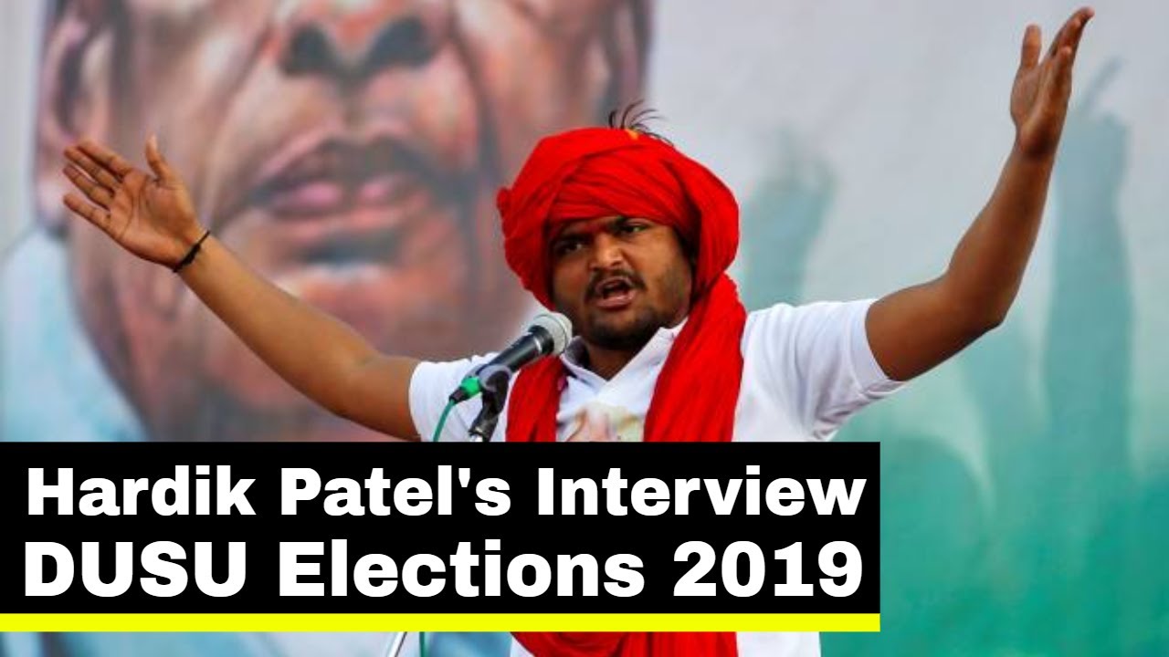 Hardik Patel's Interview For Upcoming DUSU Elections 2019