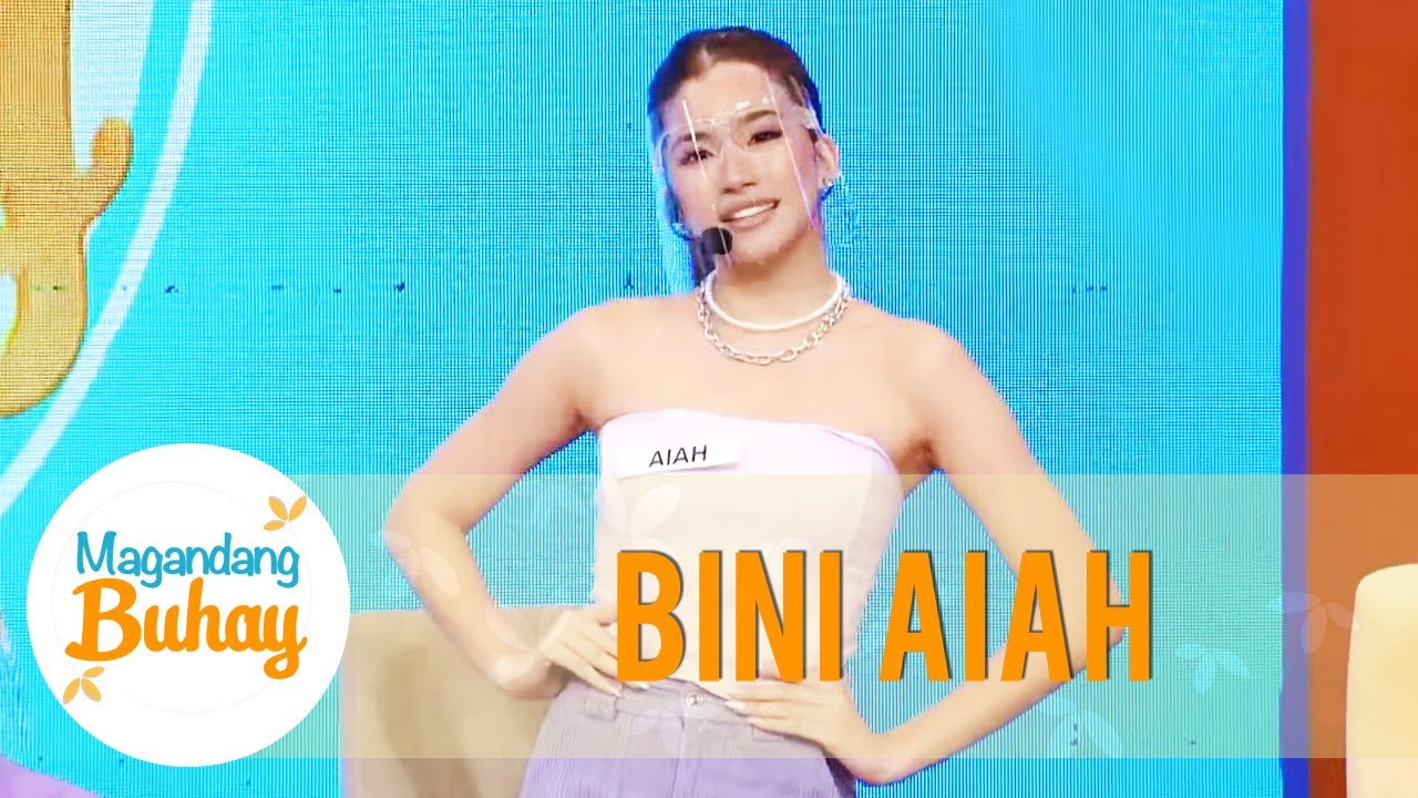 BINI Aiah shows off her beauty queen spiel | Magandang Buhay