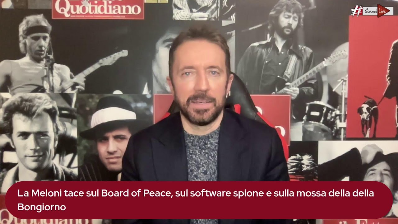 La Meloni tace sul Board of Peace, sul software spione e sulla mossa della della Bongiorno