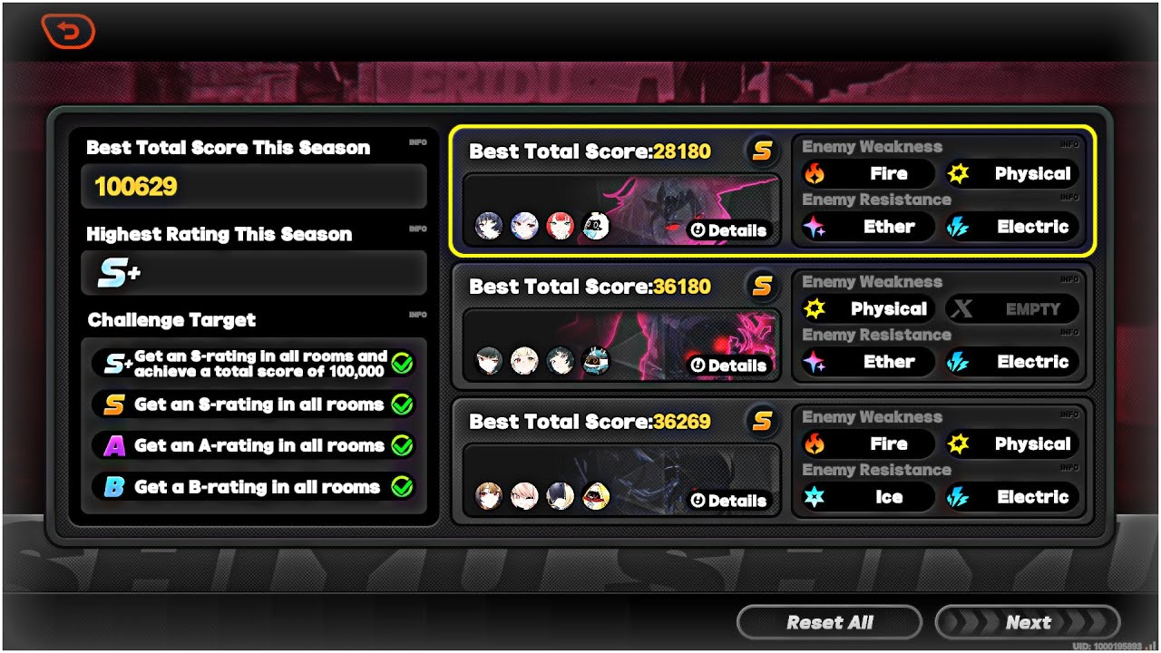 2.5 Shiyu Defense - Node 5 | M0W1 Miyabi/Alice - M0W1 Jane - M0W1 YeShungung | S+ Score - ZZZero(PC)