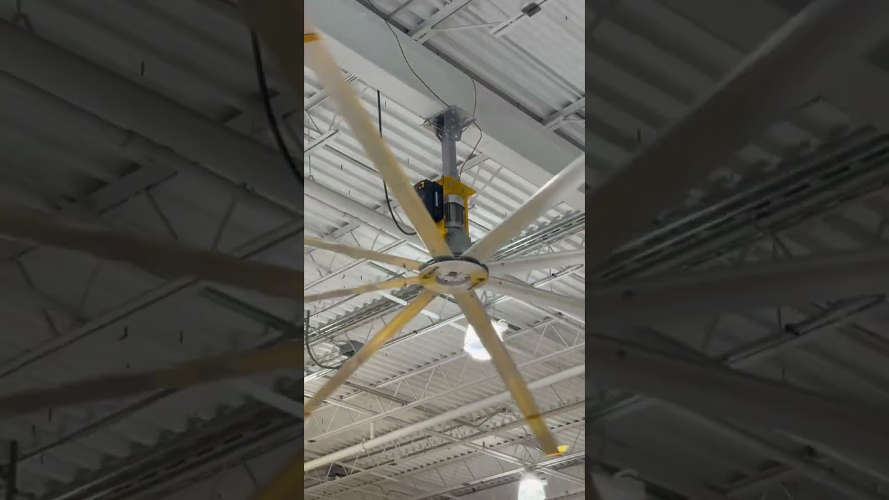 Big ass fan #bigassfans #ceilingfan #industrial #warehouse