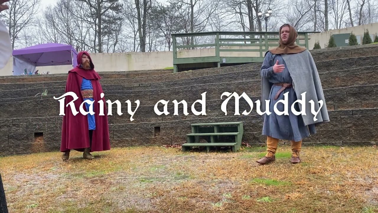 Sword and Buckler in the Rain - Uhuburg CastleFaire 2024