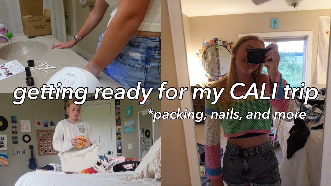 getting ready for my CALIFORNIA trip