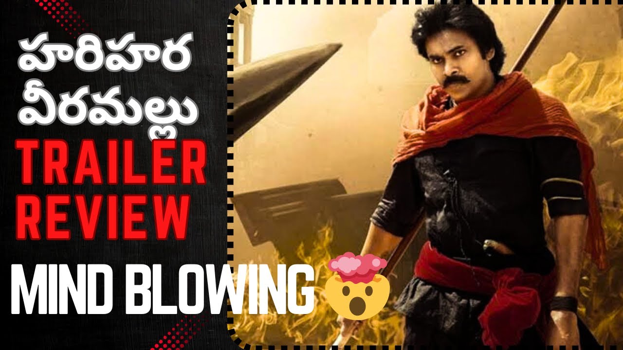 Harihara Veeramallu Trailer🔥 | Pawan Kalyan Epic Comeback | Krish Historical Vision