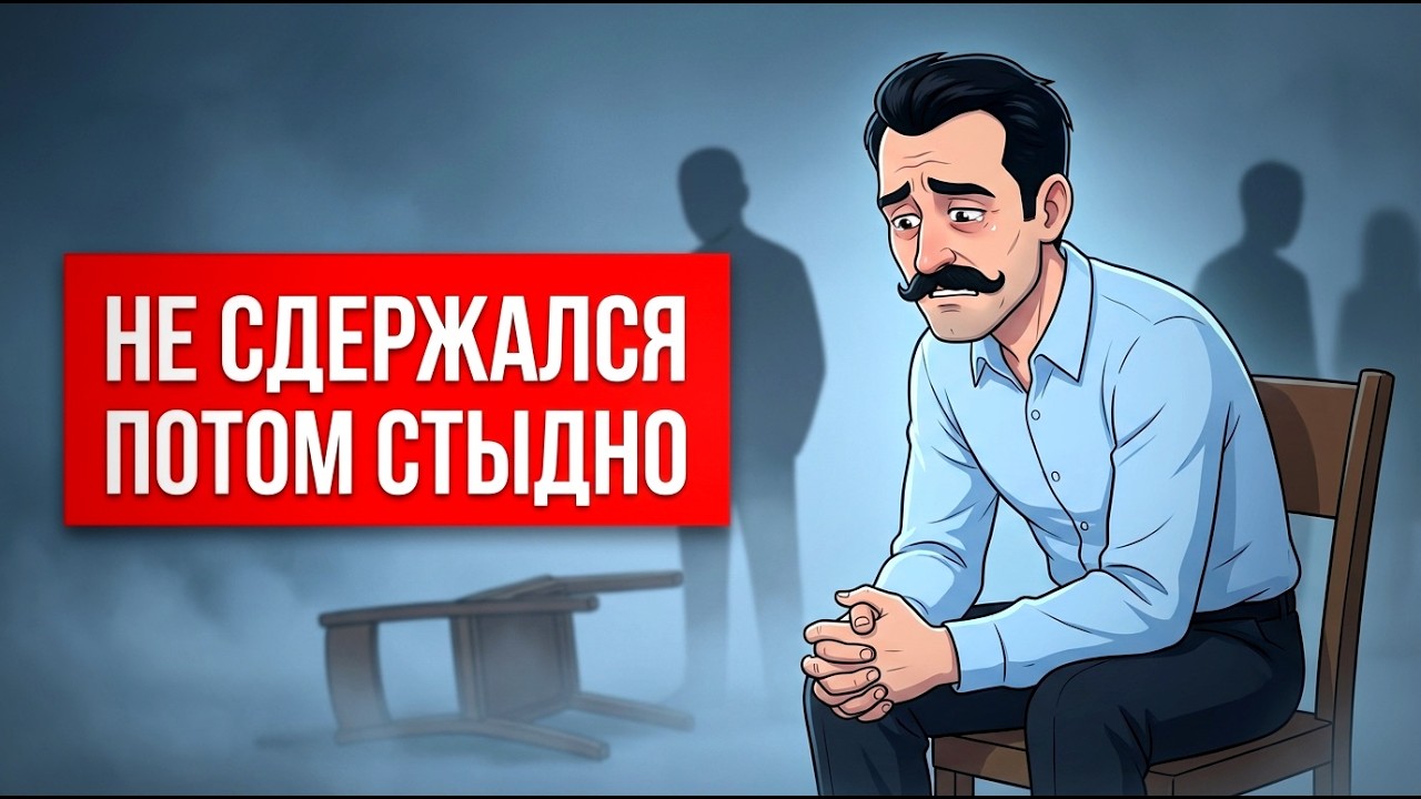 Почему ты держишь всё в себе — и потом взрываешься