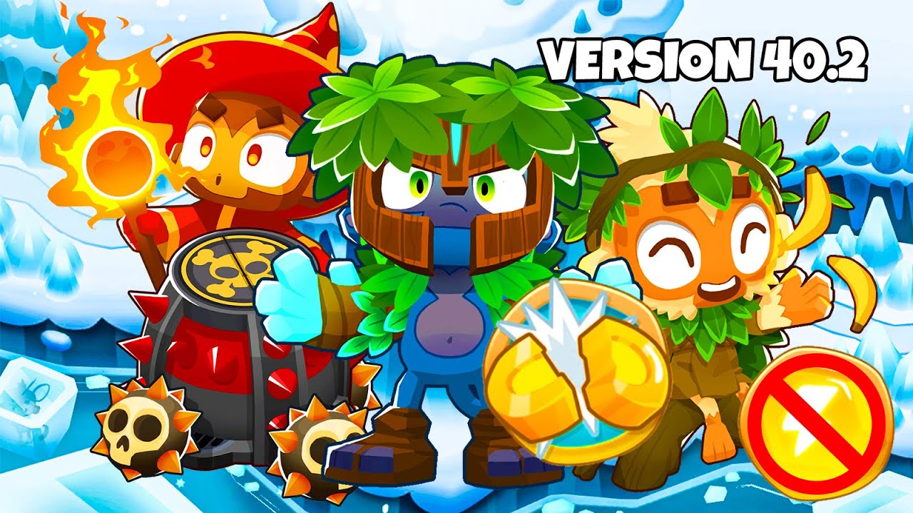 [BTD6] Glacial Trail Half Cash No Continue & Powers w/ Obyn, D.Breath, Jungle's Bounty & S.Mines