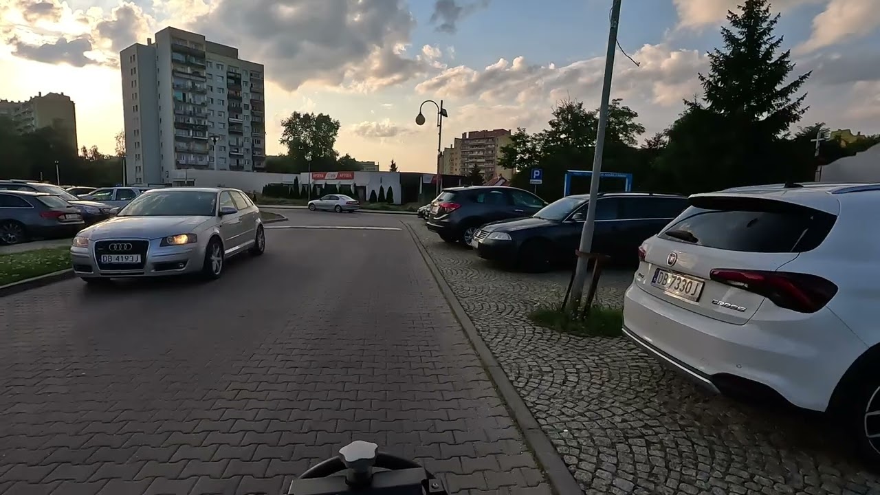 Sunset ride POV