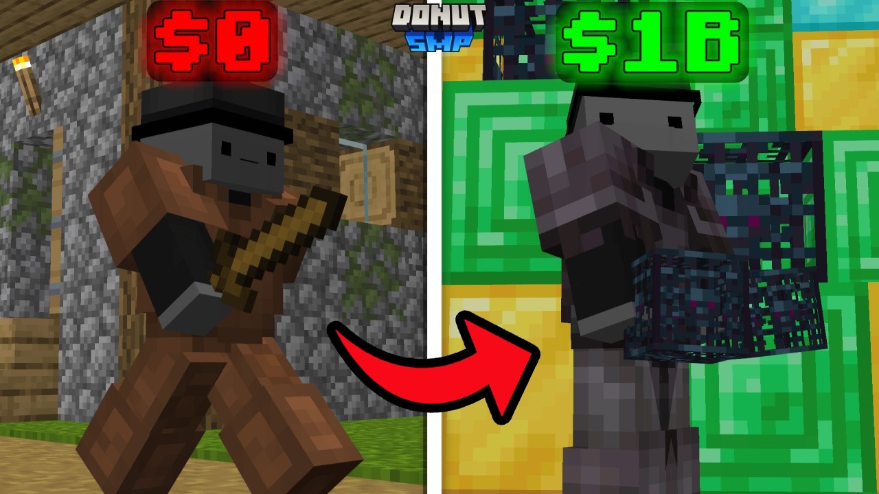 От $0 до $1 млрд на Donut SMP ($25 млн &rarr; $100 млн)