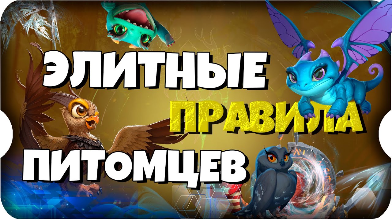 ЭЛИТНЫЕ ПРАВИЛА ПИТОМЦЕВ ⚔ игра Call of Dragons