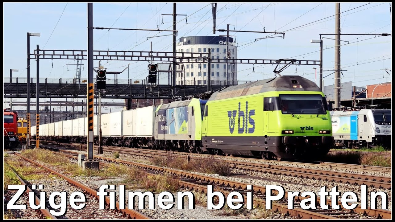 Sehr schöne Zugsichtungen beim Bahnhof Pratteln | Kanton Basel-Landschaft | Schweiz 2025