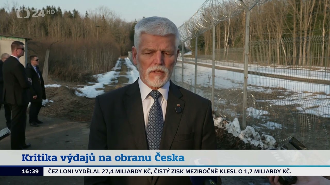 Kritika výdajů na obranu Česka a vystoupení Petra Pavla při návštěvě Litvy (12. 3. 2026)