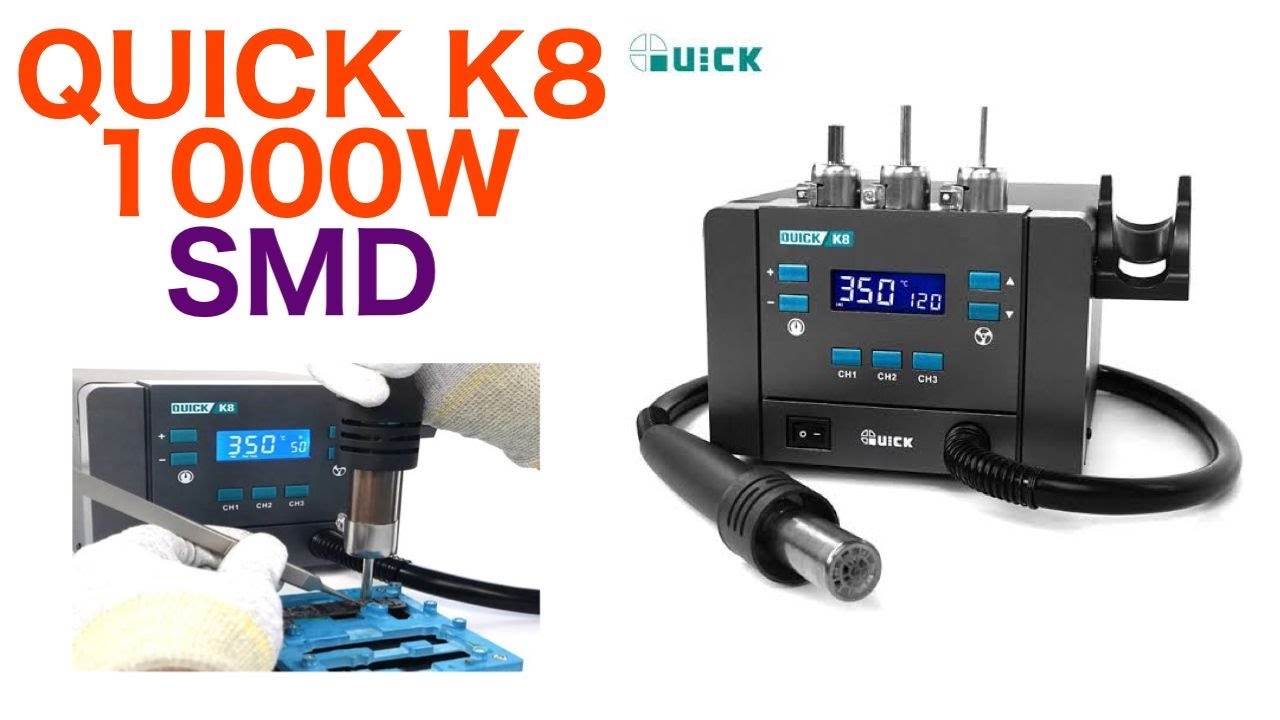 Quick K8 (1000Watt ) Rework Station with 3 Chanel At Reasonable Price
