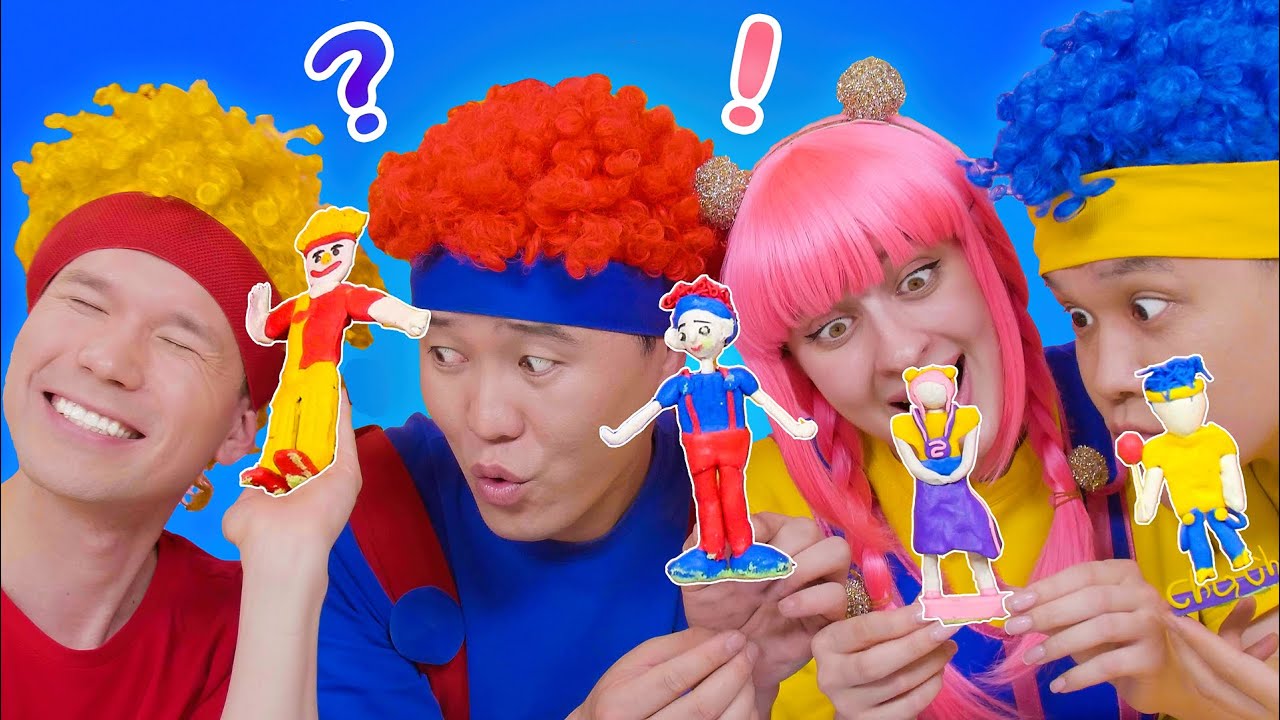 Funny Plasticine challenge | D Billions VLOG English