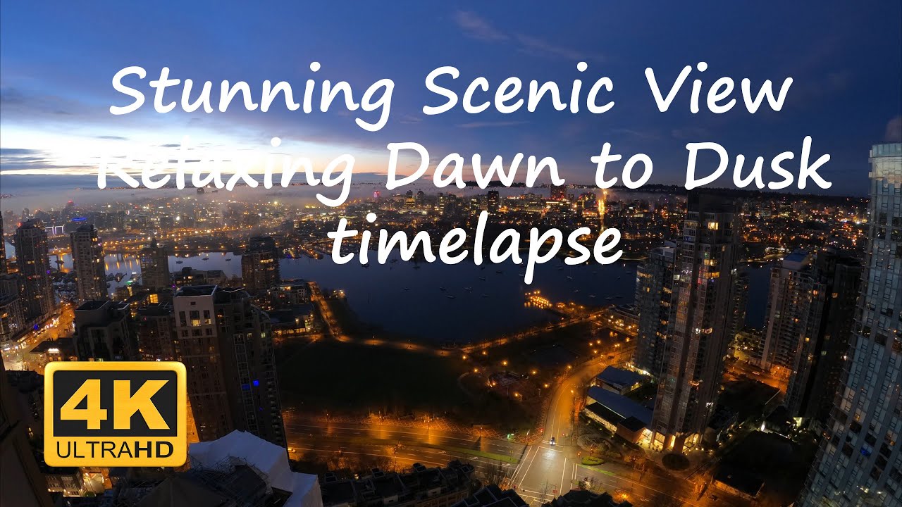 A Stunning Scenic View Relaxing Dawn to Dusk timelapse