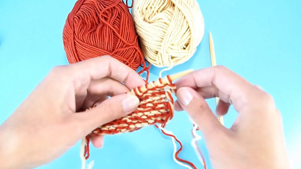 Marled Knitting Step by Step