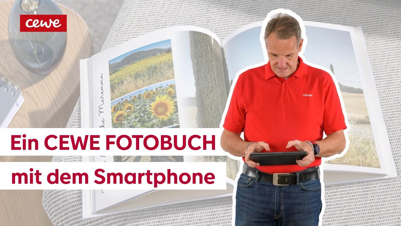 So gestaltest du ein CEWE FOTOBUCH am Handy oder Tablet