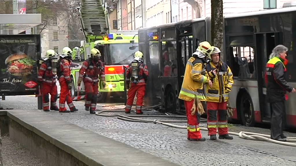 TELE TOP: Winterthurer Stadtbus ausgebrannt
