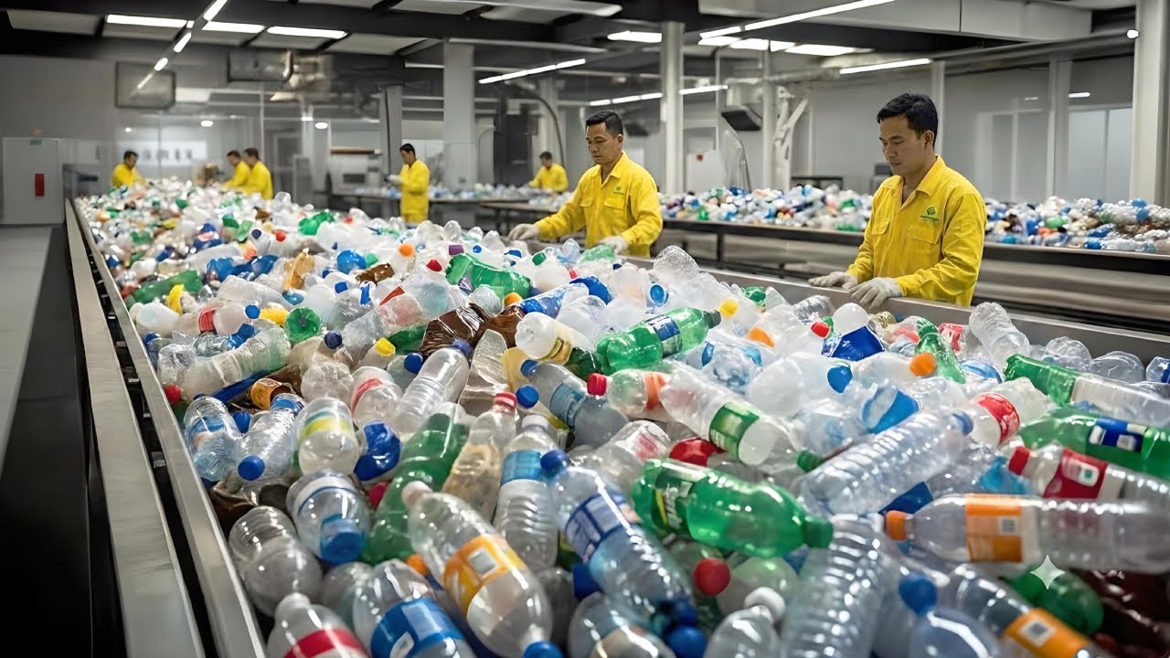 Bagaimana Mereka Daur Ulang Jutaan Botol Plastik Menjadi Paving Block