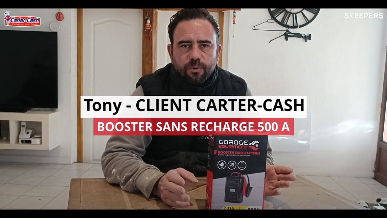 Unboxing 💥 Booster sans recharge 500 A - l'avis de Tony, client Carter-Cash