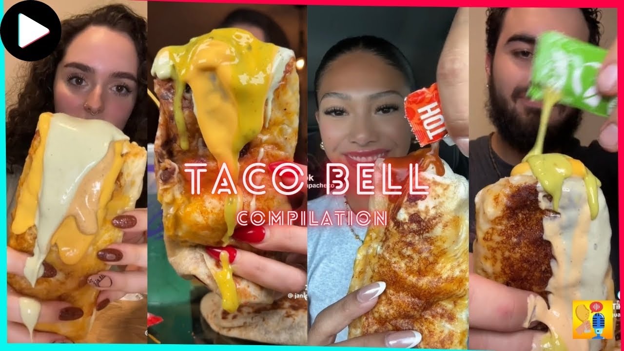 TACO BELL MUKBANG COMPILATION | ASMR BIG BITES | EATING SOUNDS
