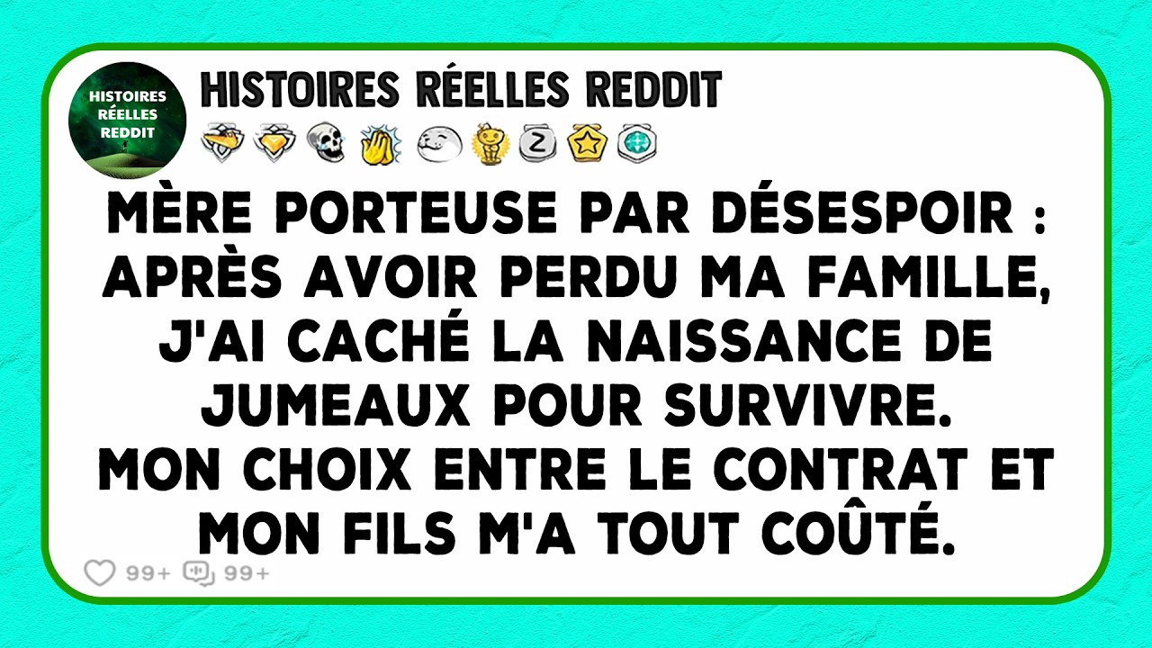Mère porteuse par désespoir : après avoir perdu ma famille, j'ai caché la naissance de jumeaux...