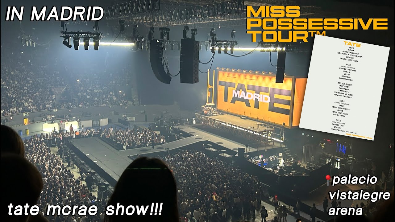 I WENT TO A TATE MCRAE CONCERT!! || Madrid 