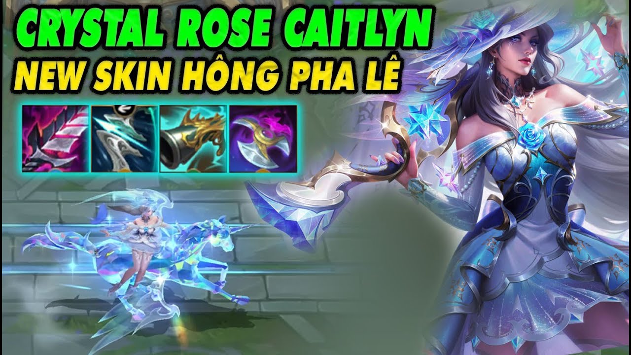 Prestige Crystal Rose Caitlyn is INSANE!! Best Builds by China’s #1 ADC - 3 Games High ELO Wild Rift