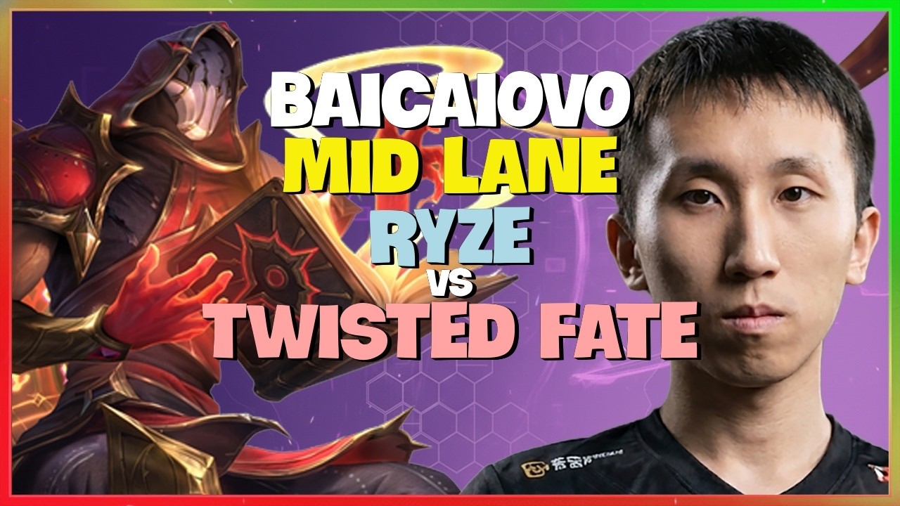 Rank 1 Ryze : This CN Super Server Legend is DEVASTATING Twisted Fate Mid Lane - Engsub