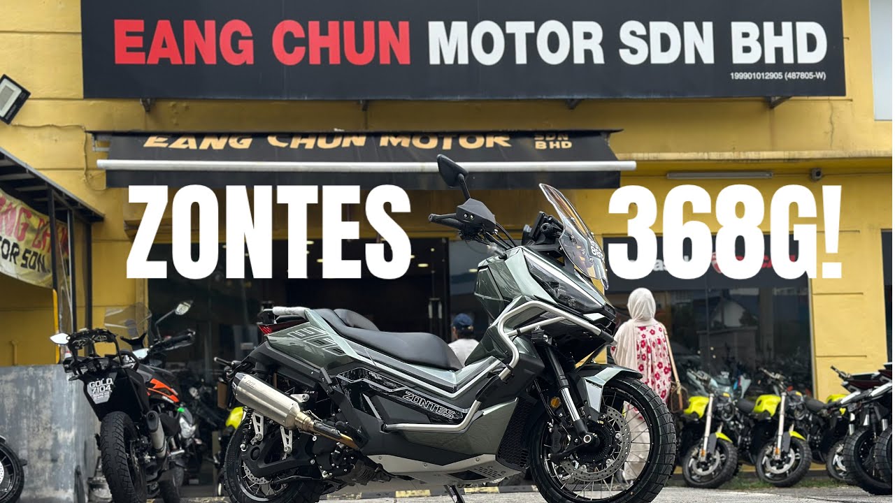 ZONTES 368G! Sampai Akhirnya! Finally here! in Malaysia! Kalau kat KL di Eang Chun Motor!  Review!