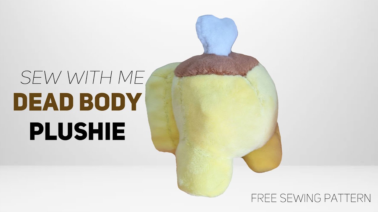 Sew With Me - Among Us Dead Body Plushie [Free Pattern]